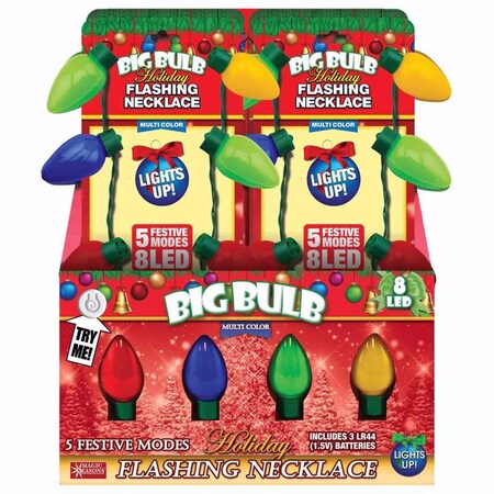 Big Bulb Magic Seasons Scorpion Master 10 in. Big Bulb Flashing Necklace 1 pk 702325